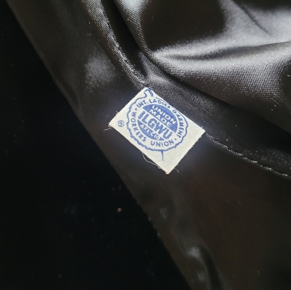 1950's Black Velvet Opera Coat‎ Union Label - Picture 8 of 8